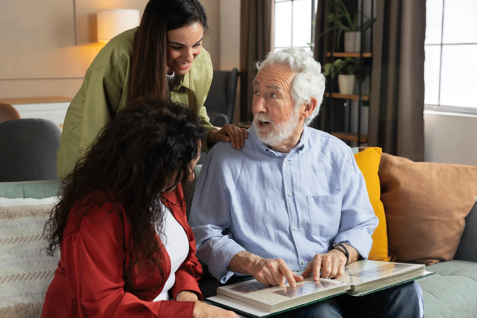 dementia-1 ElderTree concierge care manager assisting a family with care coordination in Northern Virginia